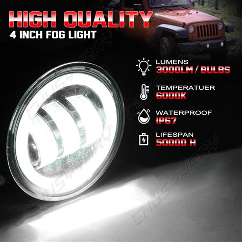 Led Headlight Fog Lights Hi Lo Lamp Kit For Kenworth T