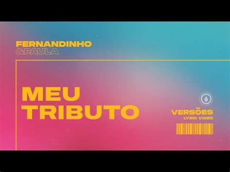 Pregações On line Meu Tributo Fernandinho e Paula Versões