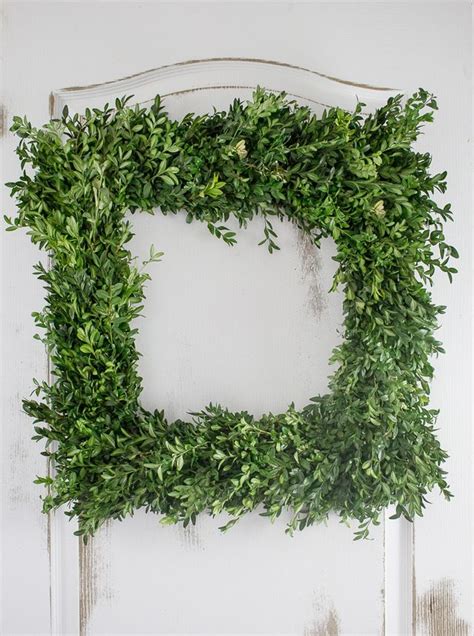 How To Preserve A Pre Made Boxwood Wreath