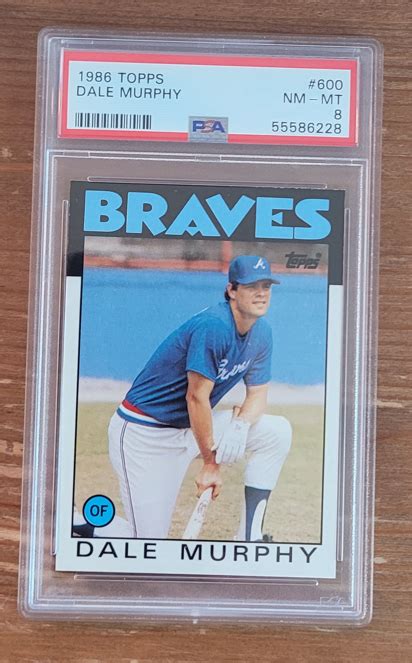 Topps Dale Murphy Psa Atlanta Braves Ucsc C Ebay