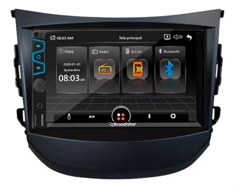 Central Multim Dia Mp Din Roadstar Touch Full Bluetooth Mercadolivre