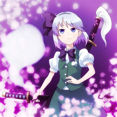 The Big Imageboard Tbib Bad Id Bad Pixiv Id Blue Eyes Bow Cherry Blossoms Grey Hair Hair Bow