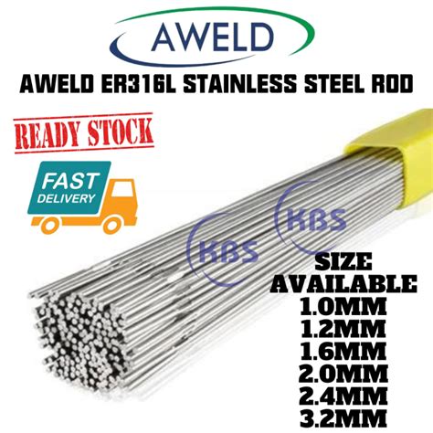 Stainless Steel Er L Welding Rod Filler Rod Tig Welding Various Size