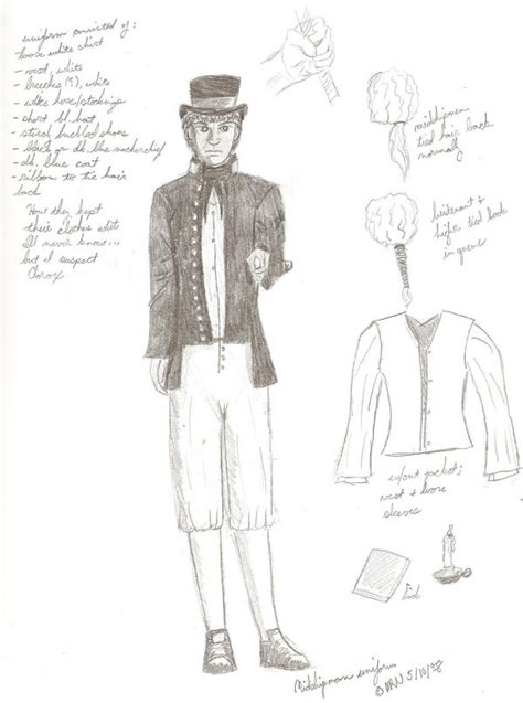 Midshipman uniform by bramblefox on DeviantArt