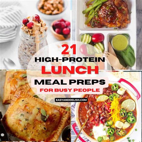 High Protein Meal Preps For Lunch Recipe High Protein Meal Prep