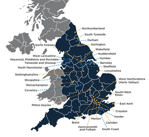 Nhs Region Map