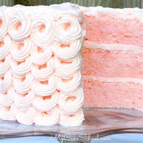 Pink Champagne Cake {Scratch Recipe} - My Cake School