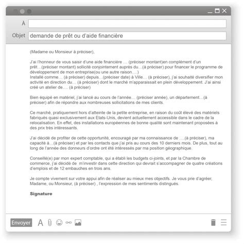 Rédiger Une Lettre De Demande De Prêt Réussie À LEmployeur Exemple