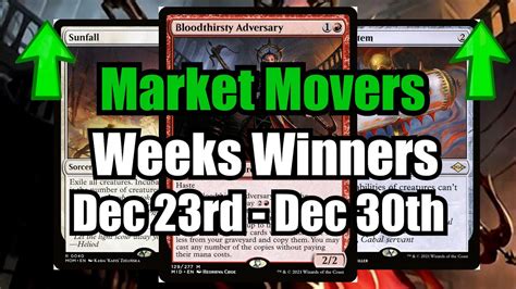 MTG Movers Of The Week Dec 23rd Dec 30th Last Mover Of The Year