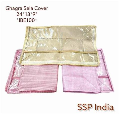 Pvc And Non Woven Garments Lehenga Cover Bag For Storage At Rs