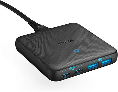 Anker Powerport Atom Iii Slim Chargeur Mural Double Ports Usb C W