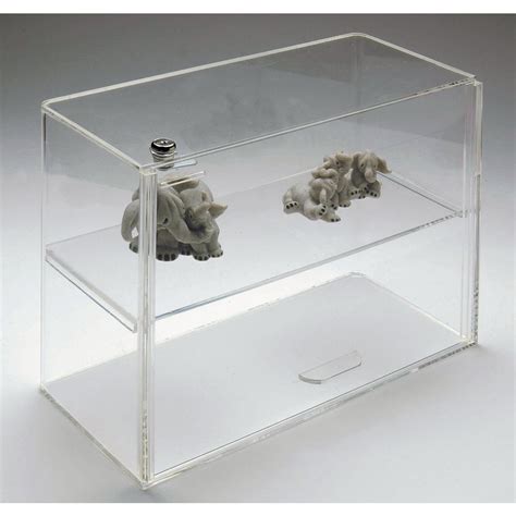 Clear Acrylic Mini Showcase With Lock