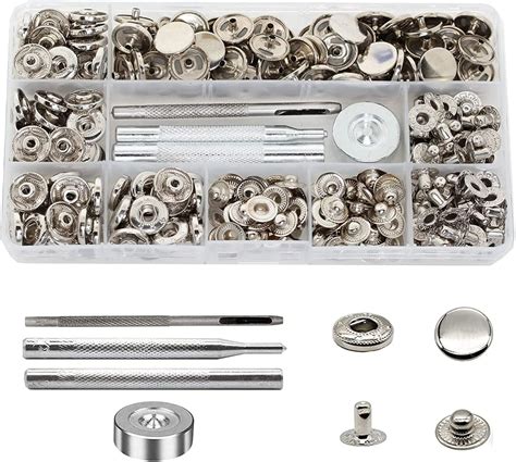 Sets Snap Fasteners Kit Betterjonny Mm Heavy Duty Press Studs