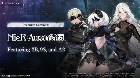 Premium Summons NieR Automata Vol 1 Resurrected Crossover Event