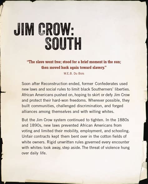 The Rise of Jim Crow, 1877–1900 – Black Citizenship in the Age of Jim Crow