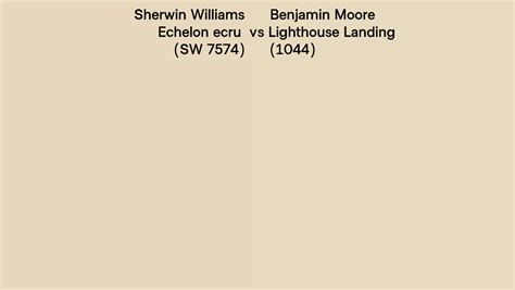 Sherwin Williams Echelon Ecru Sw Vs Benjamin Moore Lighthouse