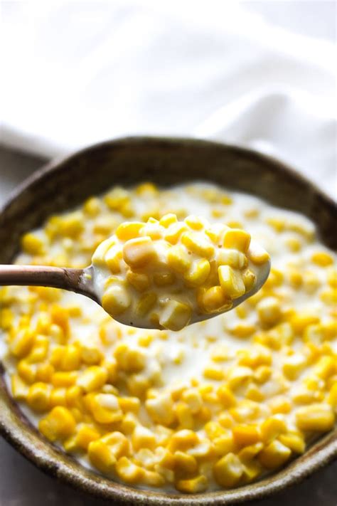 Easy Creamed Corn Recipe Berryandmaple