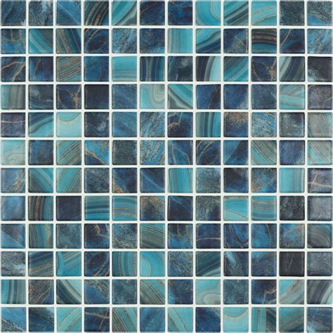 Nature Royal Matte 1 X 1 Glass Tile Vidrepur Nature Collection Aquablu Mosaics