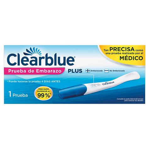 Clearblue Prueba De Embarazo Plus Con 1 Pieza Farmacia Calderon