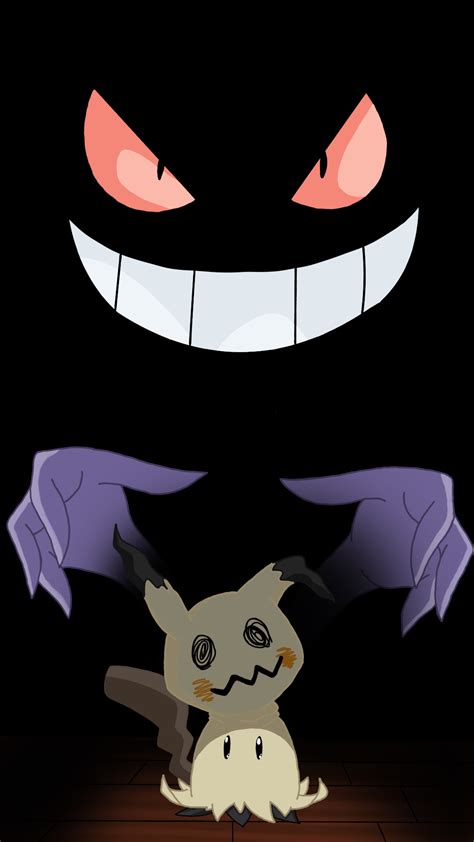 Gengar And Mimikyu Rgengar