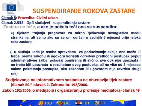 IMPLEMENTIRANJE DIREKTIVE 2008 52 EC U NACIONALNOM ZAKONODAVSTVU Ppt