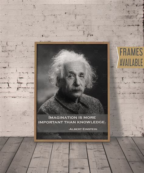 ALBERT EINSTEIN Poster Inspirational Motivational Quote Art - Etsy