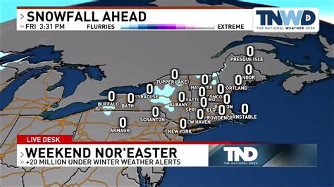 Weekend Noreaster Over 20 Million Under Winter Weather Alerts Youtube