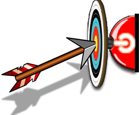 Red Target With Arrow Clipart Full Size Clipart 2085458 Pinclipart