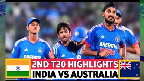 India Vs Australia 2nd T20 2023 Today T20 Match Full Highlights