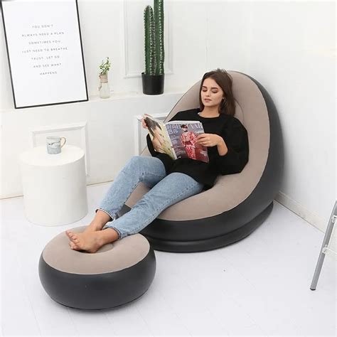 Canap S Pouf Sans Remplissage Si Ge De Chaise Longue Pouf Paresseux