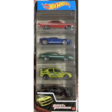 Pack Five Hot Wheels Velozes E Furiosos Fast And Furious Shopee