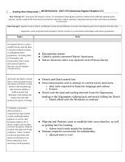 Period Framework Docx Reading Note Taking Guide Apush Period