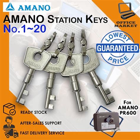 Amano Station Keys No No Guard Tour Key Amano Guard Tour