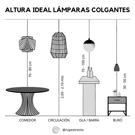 ALTURA IDEAL LÁMPARAS en 2024 Lámparas colgantes Lámparas Iluminación