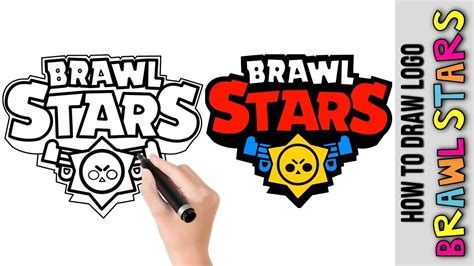 How To Draw Brawl Stars Logo Brawler Cute Easy Drawings Tutorial