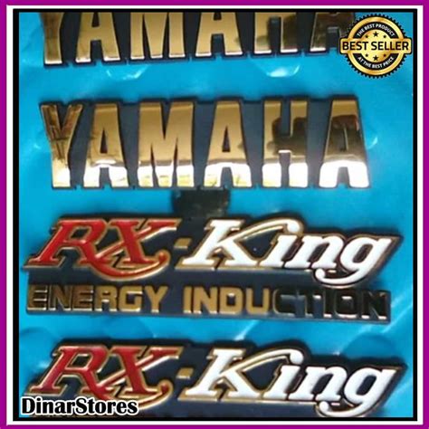 Jual Yamaha RX King Set Emblem Tangki Dan Emblem Box Aki Shopee Indonesia