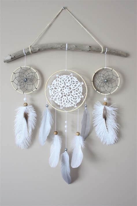 Mint Feather Dream Catcher Wall Hanging Mint Aqua Nursery Etsy