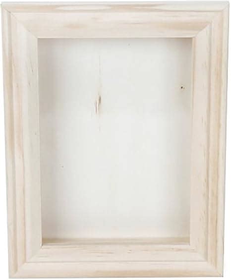 Amazon Darice Unfinished Wood Shadow Box 5x7 Inches White