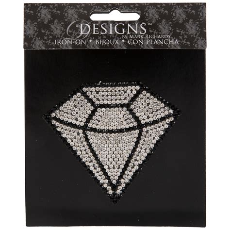 Diamond Rhinestone Iron On Applique Hobby Lobby