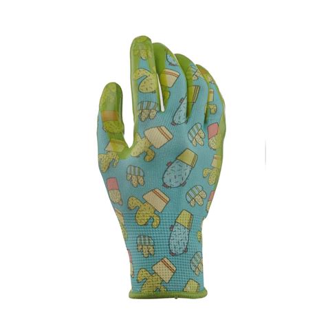 Digz Youth Girls Nitrile Coated Garden Gloves The Home Depot Canada