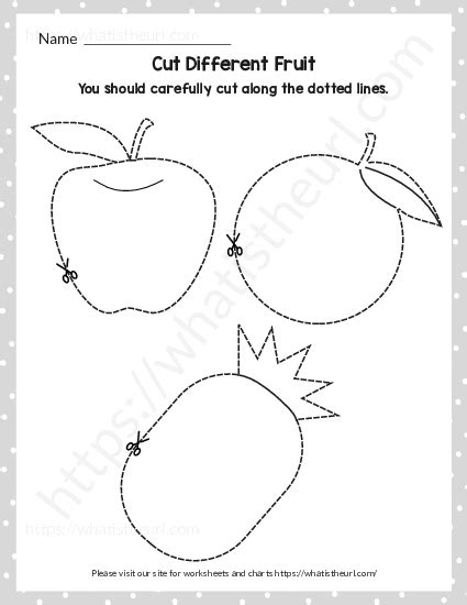 Cutting Fruit Shapes With Scissors Your Home Teacher