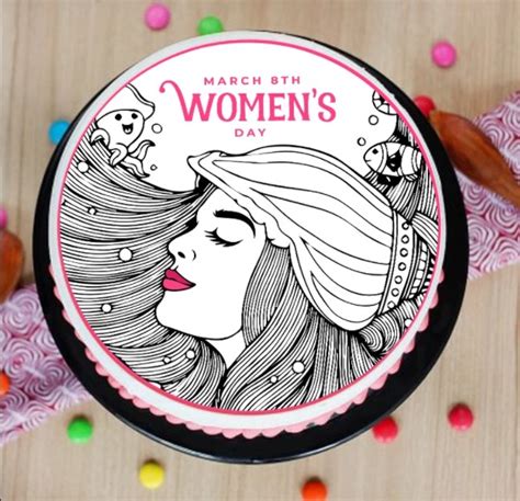 Womens Day Photo Cake Online Delivery Faridabadcake