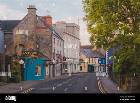 Ennis, Ireland - September 10 2016: Abbey street in the quaint ...