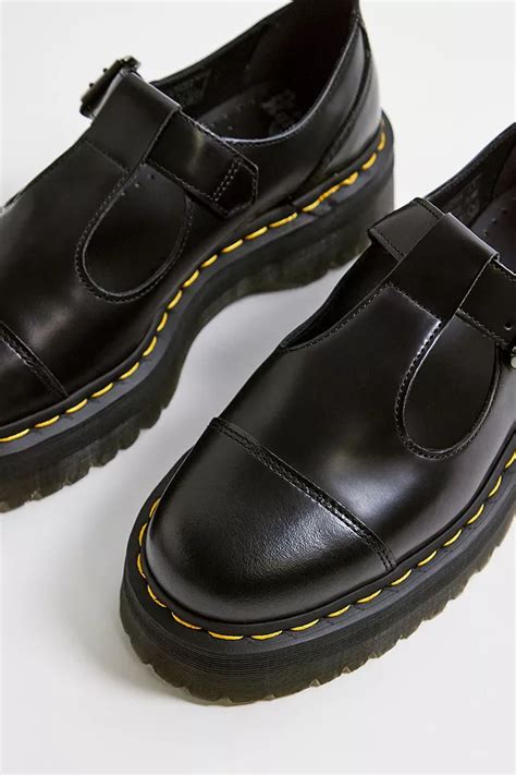 Dr Martens Bethan Polished Leather Platform Mary Jane Shoes Urban