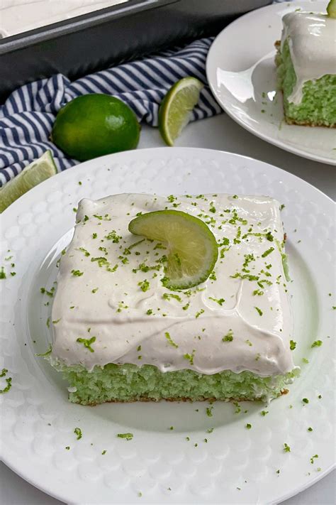 Key Lime Cake With Cream Cheese Frosting Modernmealmakeover