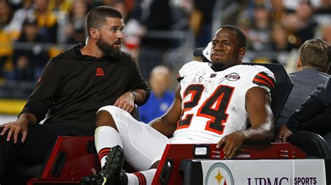 NFL news 2023: Nick Chubb injury, broken leg, Cleveland Browns v ...