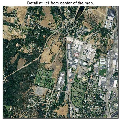 Aerial Photography Map Of Auburn Ca California