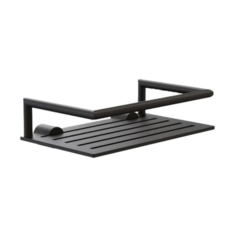 JN Caddy Single Shelf Matt Black EuroBath