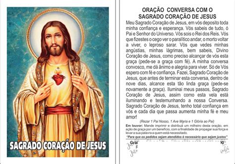 Oração De Consagração Ao Sagrado Coração De Jesus Momento Da Oração