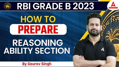 Rbi Grade B 2023 How To Prepare Reasoning Ability Section By Gaurav